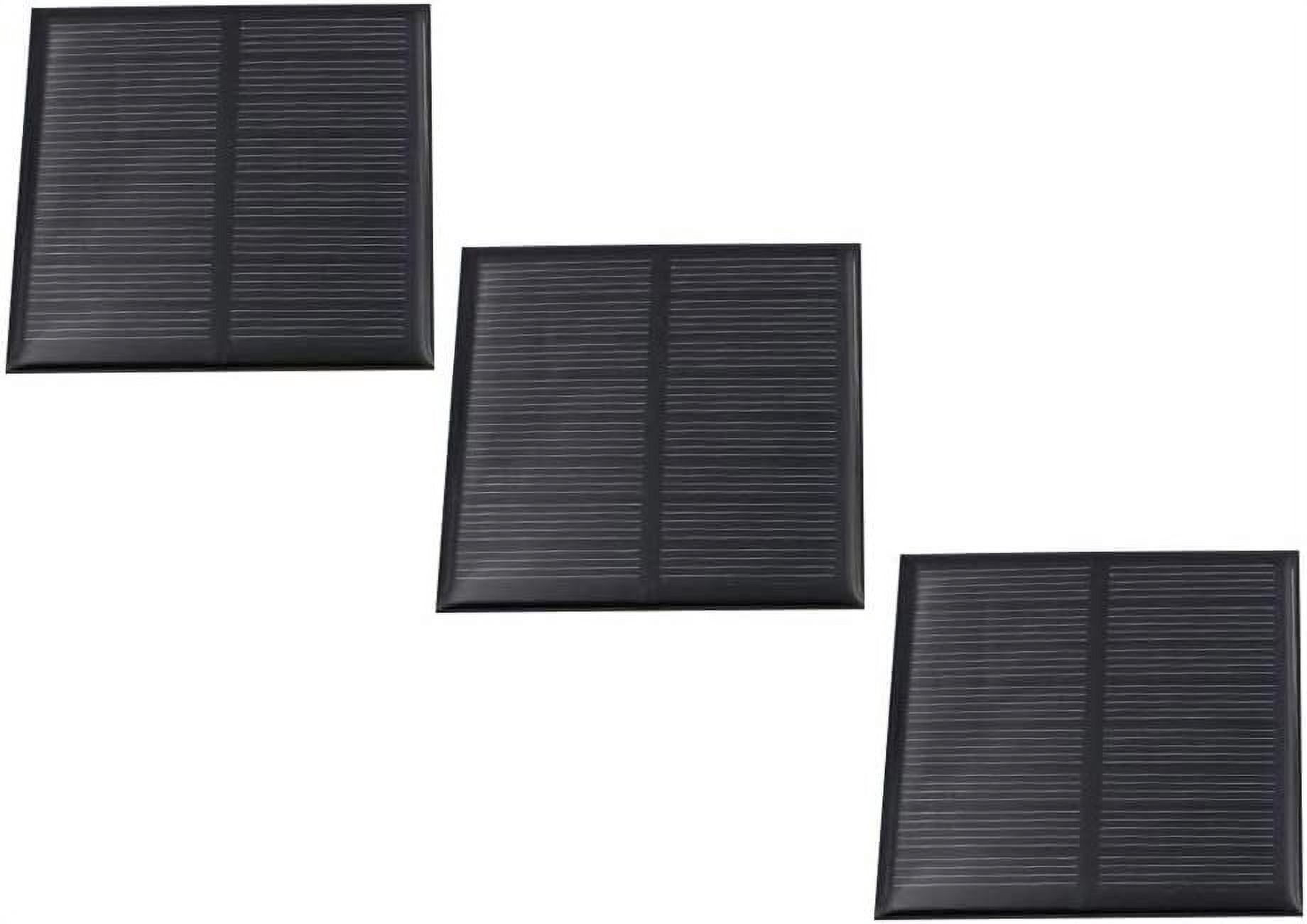 Treedix 5pcs 4V 60mA Polysilicon Solar Panel Glue Solar Cell Battery ...