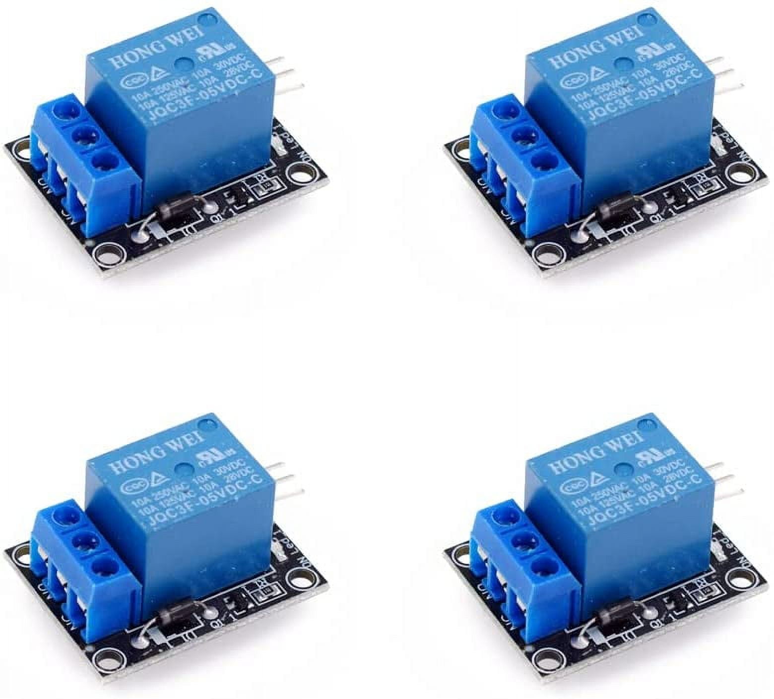 Treedix 5v Relay Module 5V Indicator 1 Channel Relay Module for Arduino ...