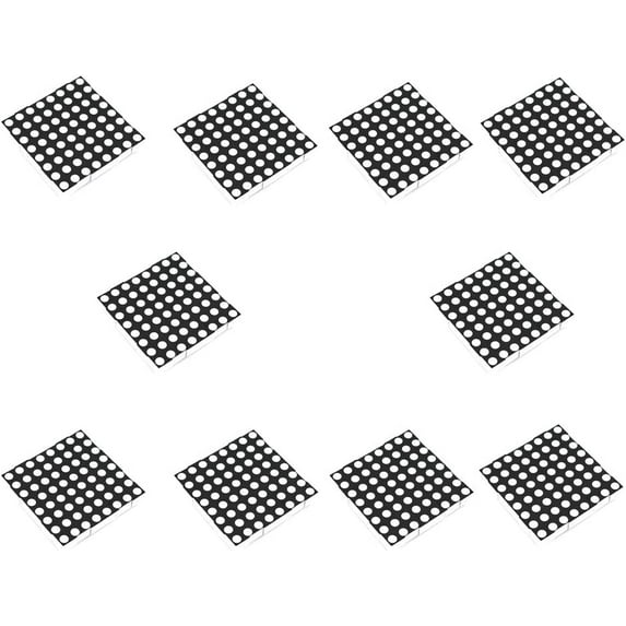 Treedix 64 LED Dot Matrix Display Compatible with Arduino MAX7219 LED Dot Matrix Module, RED