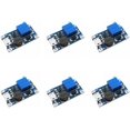 thumbnail image 1 of Treedix 6pcs MT3608 with Micro USB DC-DC Step Up Boost Module 2V-24V to 5V-28V 2A Output DC Voltage Regulator Adjustable Power Supply Board Boost Converter USB Power Module, 1 of 5