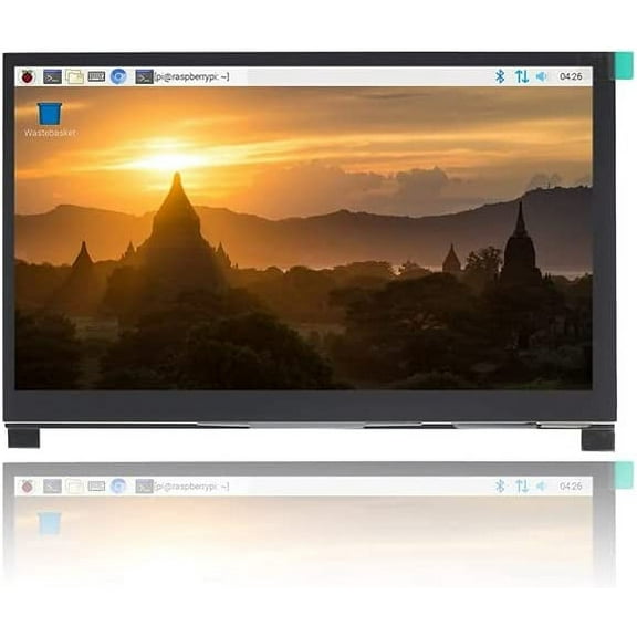 Treedix 7 inch Touchscreen Monitor LCD HDMI Display Monitor 1024x600 HD IPS HDMI Display Compatible with Raspberry Pi 3B+/4B with Stand-H Drive-Free