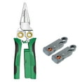 thumbnail image 1 of Treedix 8 in 1 Multi-Function Wire Stripping Pliers with 2 Pcs Mini Coaxial Cable Stripper, Upgrade Wire Strippers Scissors with Electricity Measurement Function for Wire Stripping, Cutting, Crimping, 1 of 7