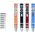 thumbnail image 1 of Treedix 8-in-1 Pen Screwdriver Multi-function Tool Kit Handy Tools Repair Tool（Black，Red，Blue，Orange）, 1 of 5