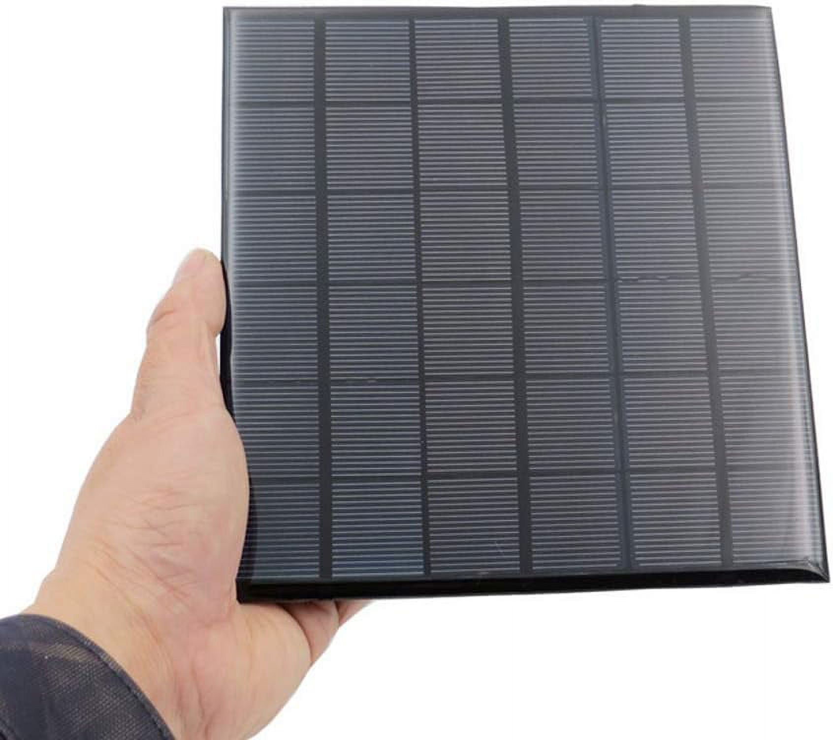 Treedix 9V Polysilicon Solar Panel Glue Solar Cell Battery Charger DIY ...