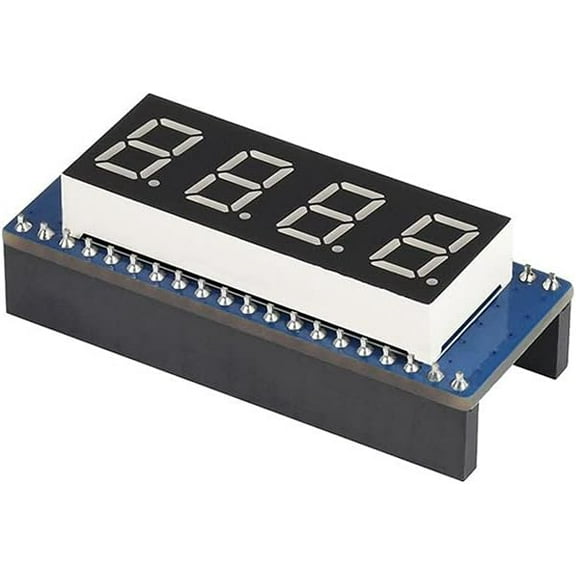 Treedix Compatible with Raspberry Pi Pico 4-Digit 8-Segment Digital Tube Expansion Board