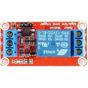 Treedix DC 5V Channel Relay Board Module Isolated Optocoupler High and Low Level H/L Level Trigger Module Triggered Compatible with Arduino Raspberry Pi
