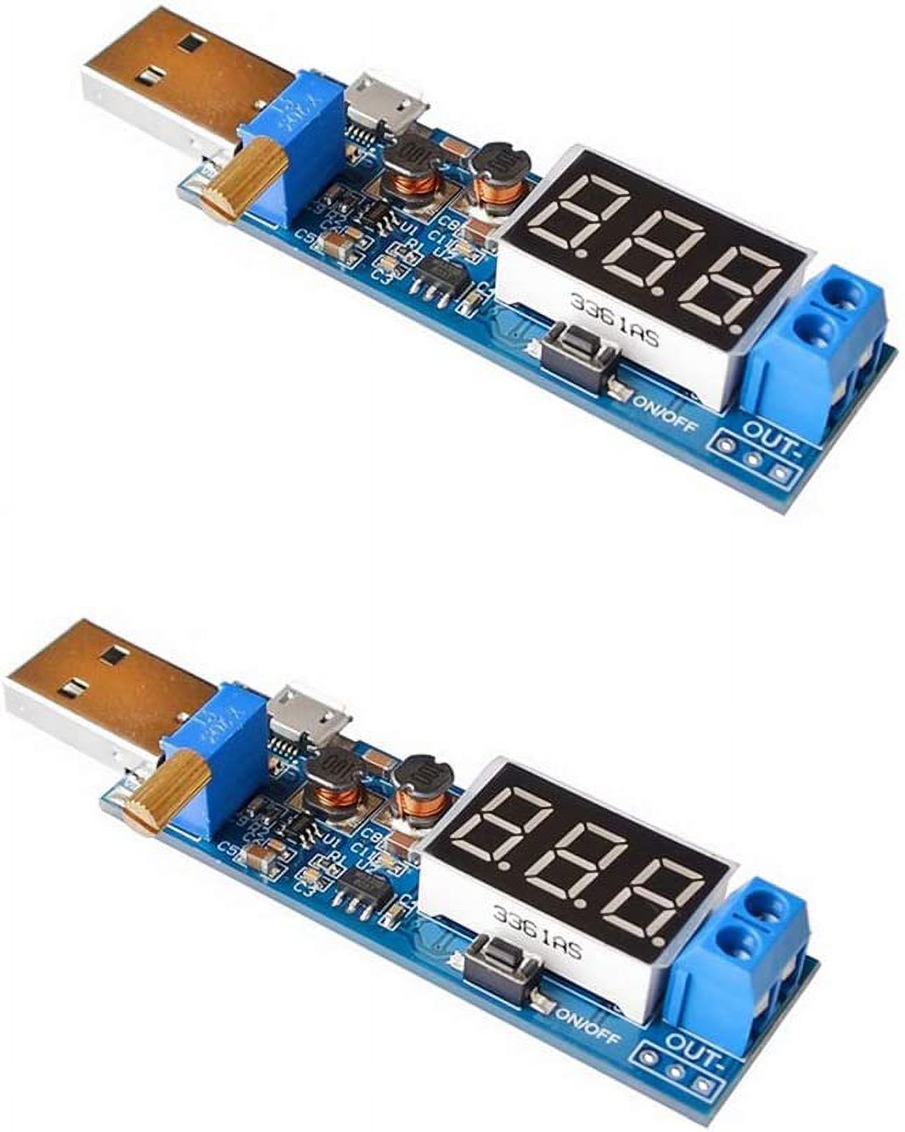 Treedix DC-DC USB Boost Power Supply Regulator Module 5V to 3.3V 9V 12V ...