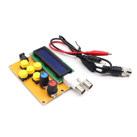 Treedix DDS Function WaveCompatible withm Signal Generator with Case 1HZ-65534Hz 1602 LCD Display Screen Frequency Amplitude Sine/Triangle/Square/Sawtooth/ECG/Noise Wave Output