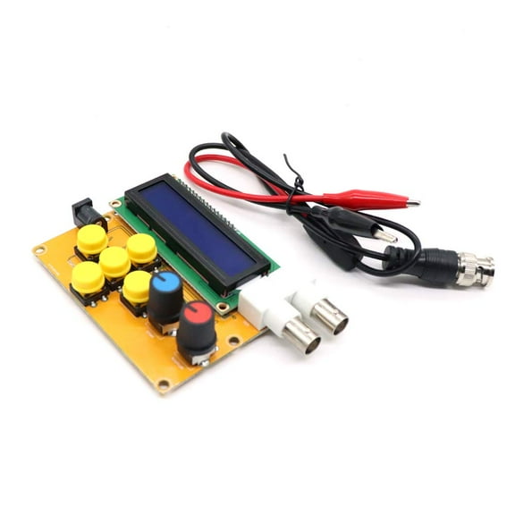 Treedix DDS Function WaveCompatible withm Signal Generator with Case 1HZ-65534Hz 1602 LCD Display Screen Frequency Amplitude Sine/Triangle/Square/Sawtooth/ECG/Noise Wave Output