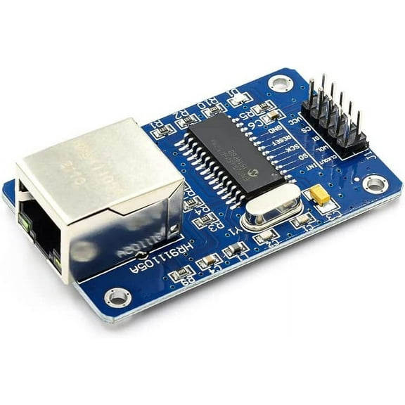 Treedix ENC28J60-I/SS HR911105A Ethernet LAN Network Module Ethernet Microcontroller Development Board Module SPI Interface 3.3V for Arduino AVR PIC LPC STM32