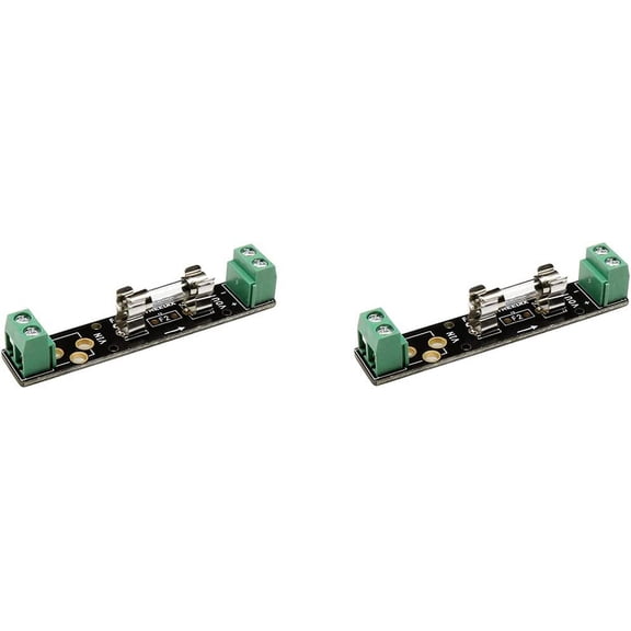 Treedix Glass Ferrule Type Fuse Breakout Board Kits with Printed Circuit Board for Protecting the Circuit Saved from Molten Destruction