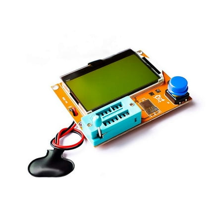 Treedix LCR-T4 Graphical Transistor Tester Resistance Capacitance Multifunctional Resistor Capacitor Diode ESR SCR with 12864 Green Backlight LCD Display