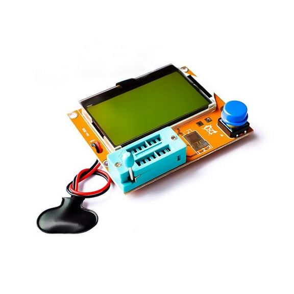 Treedix LCR-T4 Graphical Transistor Tester Resistance Capacitance Multifunctional Resistor Capacitor Diode ESR SCR with 12864 Green Backlight LCD Display