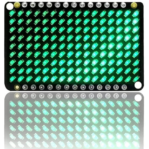 Treedix PWM LED Matrix Driver 16x9 IS31FL3731 and 9x16 Grid LEDs for Arduino DIY Kits (Blue)