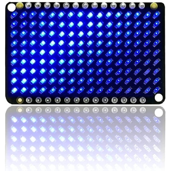 Treedix PWM LED Matrix Driver 16x9 IS31FL3731 and 9x16 Grid LEDs for Arduino DIY Kits (Blue)