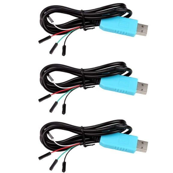 Treedix Replacement for Raspberry Pi 3pcs PL2303TA USB to TTL Serial Cable Debug Console CableUSB Programming