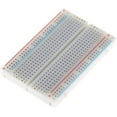 thumbnail image 1 of Treedix Solderless Breadboard Small 400 Tie Point PCB BreadBoard Compatible with Arduino Proto Shield Distribution Connecting Blocks, 1 of 6