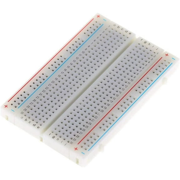 Treedix Solderless Breadboard Small 400 Tie Point PCB BreadBoard Compatible with Arduino Proto Shield Distribution Connecting Blocks