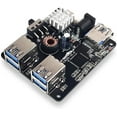 thumbnail image 1 of Treedix USB 3.0 HUB Expansion Board ROS Robot Trolley Expansion Dock Splitter Compatible with Raspberry PI Jetson Nano, 1 of 5
