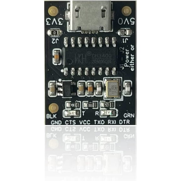 Treedix USB to TTL Converter CH340 Module 3.3V/5.5v Serial Converter Development Tool with Micro USB Adapter for Arduino
