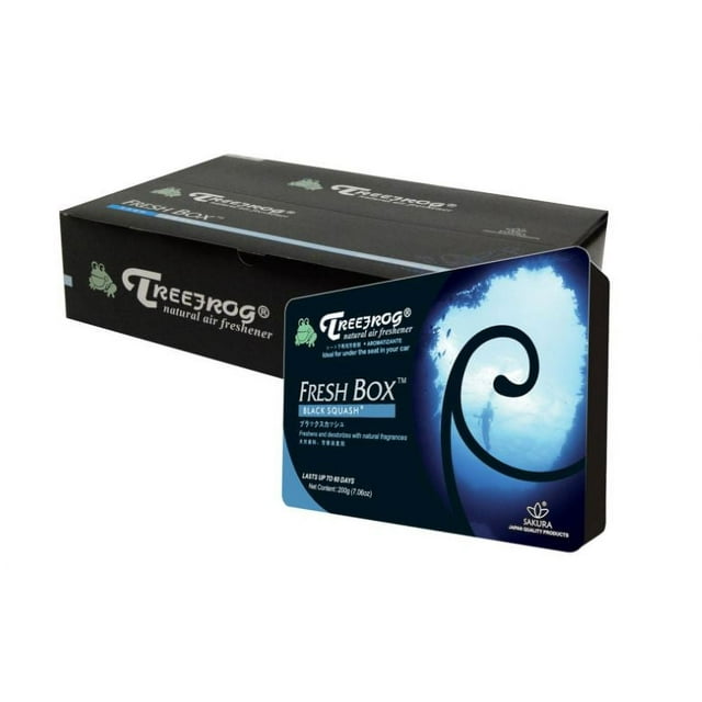 Treefrog Natural Air Freshener Fresh Box Black Squash 7.06oz