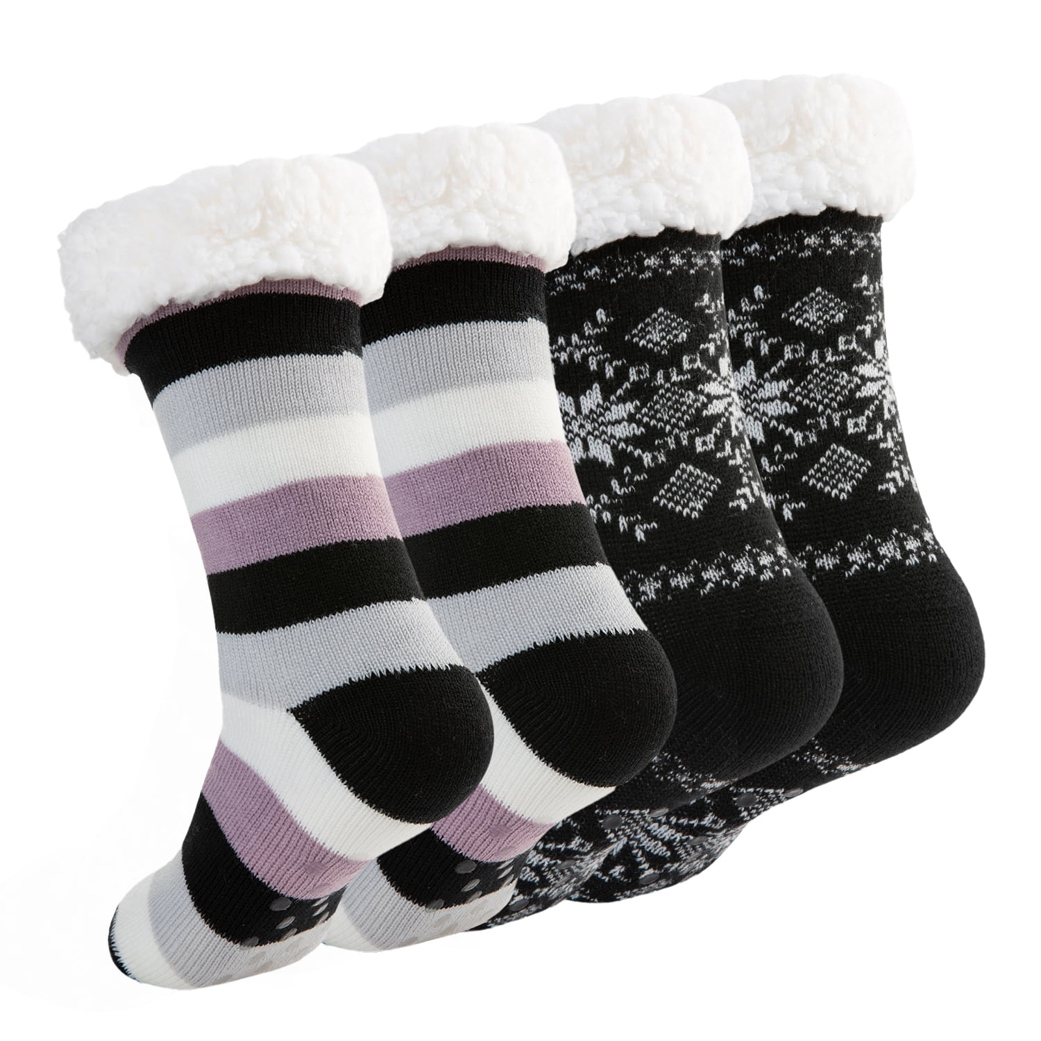 Fleece socks | slipper socks | for men and women | supersoft black – Polar  Feet® Ltd