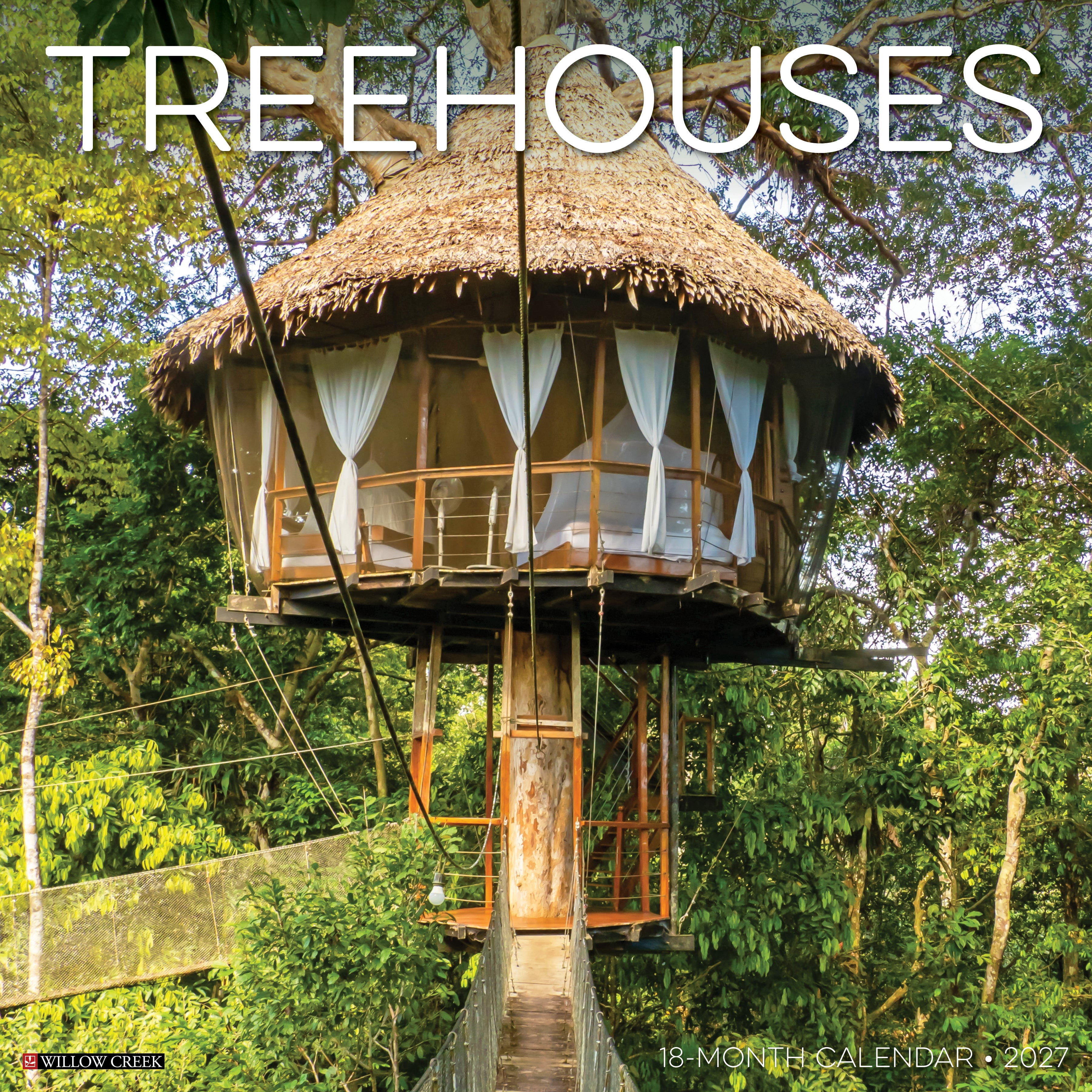 Willow Creek Press, Treehouses 2027 Wall Calendar