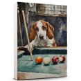 thumbnail image 1 of Treeing Walker Coonhound Dog Canvas – Billiards Canvas Print of Funny Treeing Walker Coonhound Dog Wall Art, Billiards Sports Wall Decor, Home Decor, Dog Lover, 1 of 5