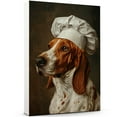 thumbnail image 1 of Treeing Walker Coonhound Dog Chef Poster, Treeing Walker Coonhound Dog Cooking Food Canvas Print for Restaurant Kitchen Decor, Kitchen Animal Picture Wall Decor, 1 of 6