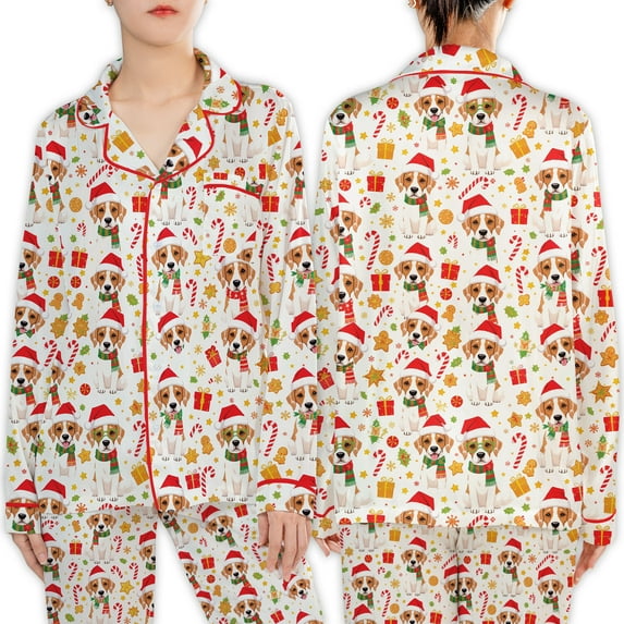 Treeing Walker Coonhound Pajama Sets For Women, Dog Christmas Pajamas, Christmas Pajamas, Family Christmas Pajamas
