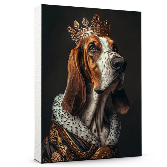 Treeing Walker Coonhound Poster Master Aristocratic Dog Poster - Dog Art - Gift for Men, Women & Animal Lover - Funny Decor for Living Room, Bedroom or Kid's Room