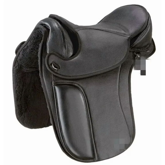 Treeless Synthetic Bareback Horse Saddle Tack Size 17" inches