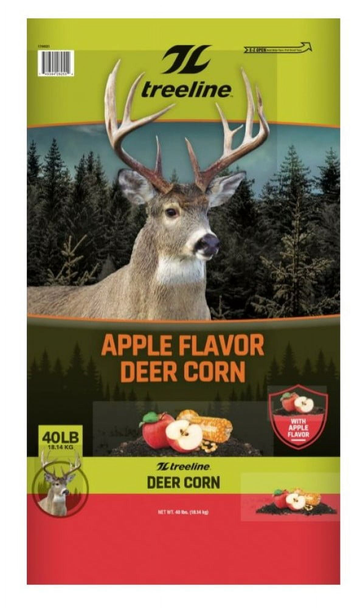 Treeline 870422 Apple Flavor Deer Corn Attractant, 40 lb. Bag