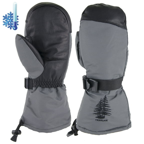 Treeline Ridge Mitt Small Black & Gunmetal Gray