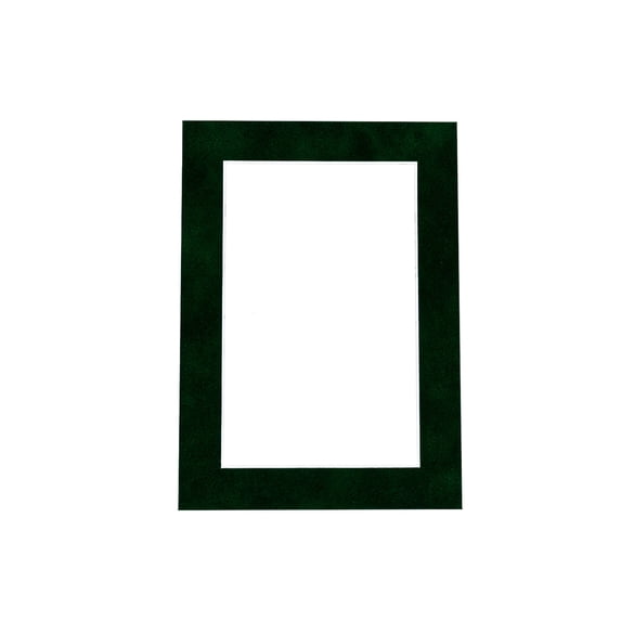 Treeline Suede Acid Free 22x28 Picture Frame Mats with White Core Bevel Cut for 18x24 Pictures -