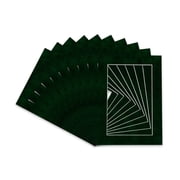 Treeline Suede Acid Free 24x36 Picture Frame Mats with White Core Bevel Cut for 20x30 Pictures -