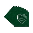 thumbnail image 1 of Treeline Suede Acid Free 7x7 Heart Picture Frame Mat with White Core Bevel Cut for 4x5 Pictures -, 1 of 3