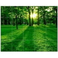 thumbnail image 1 of Trees Forest Ceramic Tile Mural Kitchen Backsplash Bathroom Shower, 401670-M54, 1 of 3