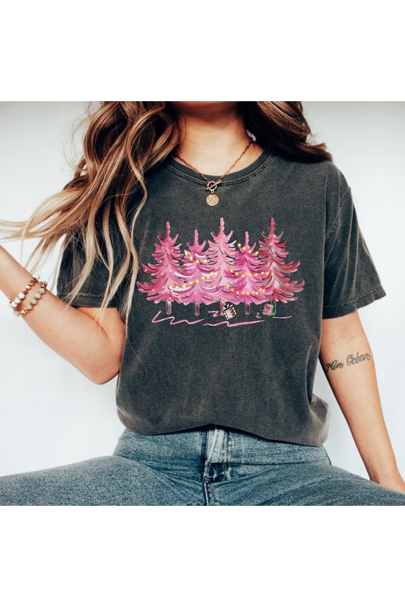 Trees Graphic T-Shirt All Size S-3XL