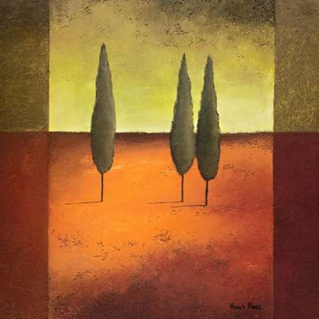 Trees IV Canvas Art - Hans Paus (24 x 24)