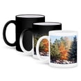 thumbnail image 1 of 3drose, Trees in the Fall in Pine Valley Utah in Orange and Green, 11oz Magic Transforming Mug, 1 of 7