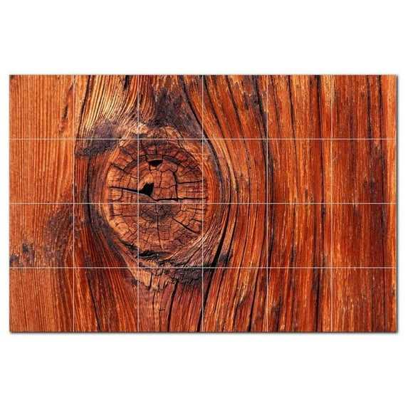 Trees Leaves Ceramic Tile Mural Kitchen Backsplash Bathroom Shower, 406040-L64