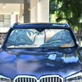 thumbnail image 1 of Trees Mountain Ocean Sea Automotive Front Car Windshield Sun Shade Reflector Foldable for Front Fit for Cars Truck SUVs, 1 of 8