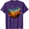 thumbnail image 1 of Trees Nature Mountains Adventure Outdoor Wildlife Forest Unisex T-Shirt for Men Women Kids Toddler,Purple Color,Size 4XL, 1 of 5