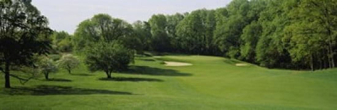 Trees On A Golf Course Baltimore Country Club Baltimore Maryland USA Canvas Art - Panoramic Images (18 x 6)