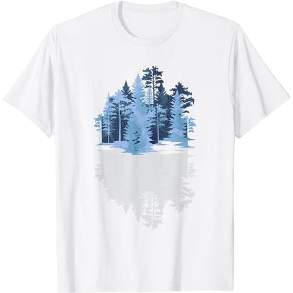Trees Outdoor Wildlife Nature Reflection Forest T-Shirt