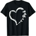 thumbnail image 1 of Trees RV Van Campfire Tent Heart Cute Love Camping Camper T-Shirt, 1 of 4