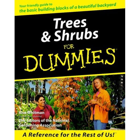 Pre-Owned Trees & Shrubs for Dummies, by Association, (Paperback), Home, Hobbies, & Garden, English