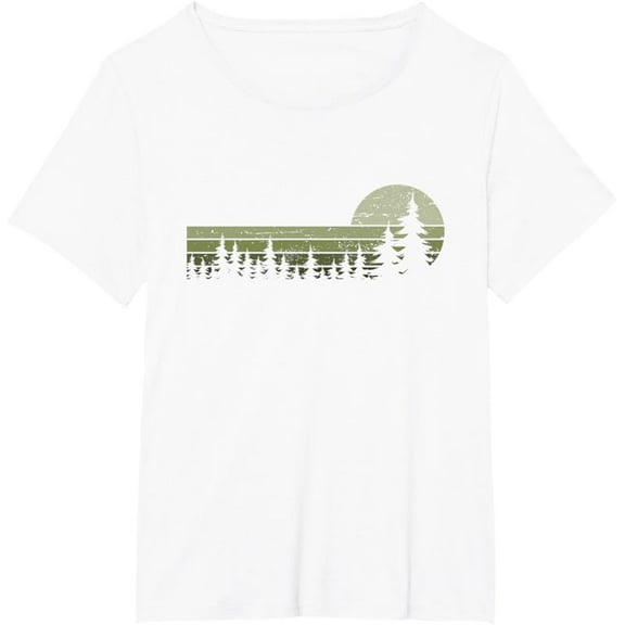 Trees Wildlife Nature Vintage Forest T-Shirt