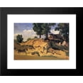 thumbnail image 1 of Trees and Rocks at La Serpentara 20x24 Framed Art Print by Camille Corot, 1 of 2
